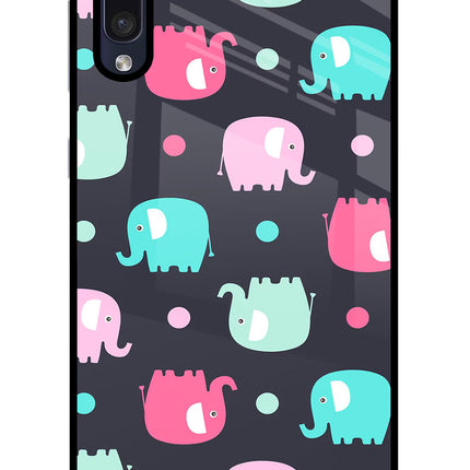 Elephants Samsung A50/A50s/A30s Glass Case Back Cover by Casekaro