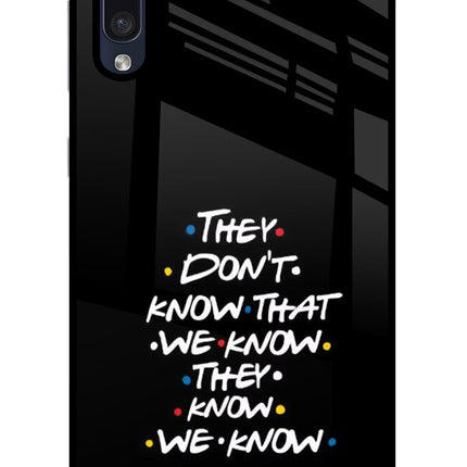 FRIENDS Dialogue Samsung A50/A50s/A30s Glass Case Back Cover by Casekaro