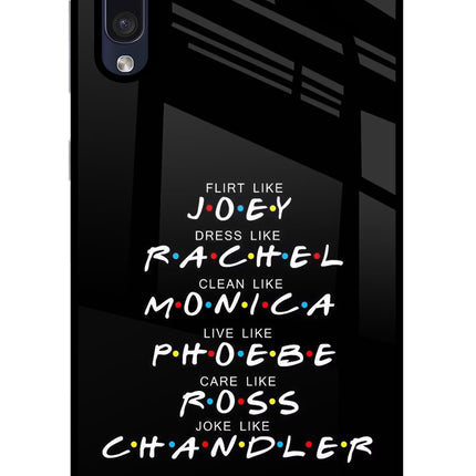 FRIENDS Character Samsung A50/A50s/A30s Glass Case Back Cover by Casekaro