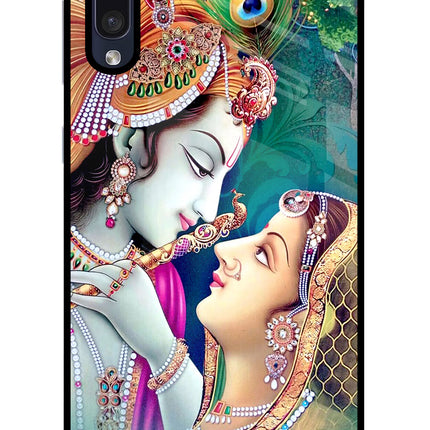 Lord Radha Krishna Samsung A50/A50s/A30s Glass Case Back Cover by Casekaro
