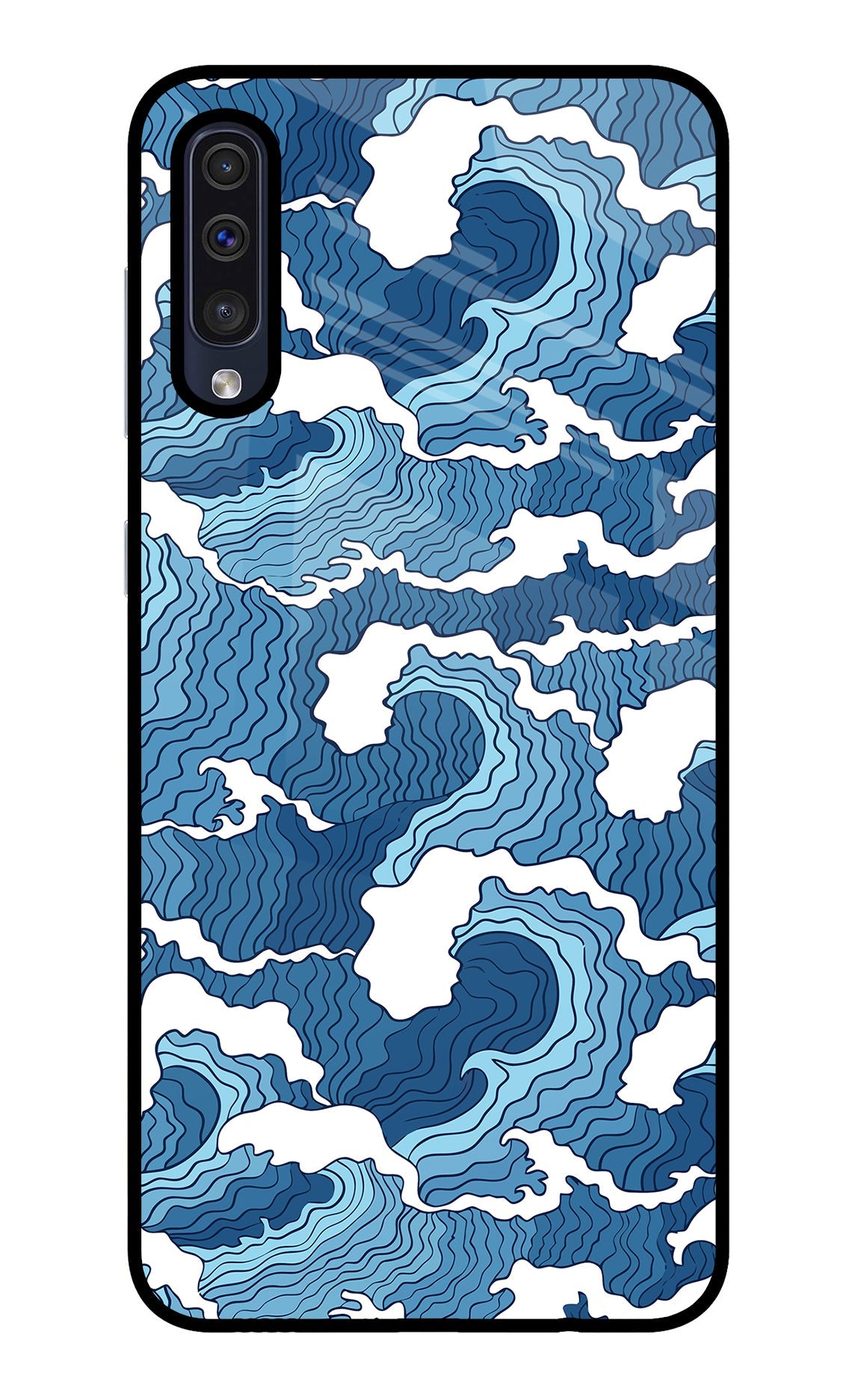 Blue Waves Samsung A50/A50s/A30s Back Cover