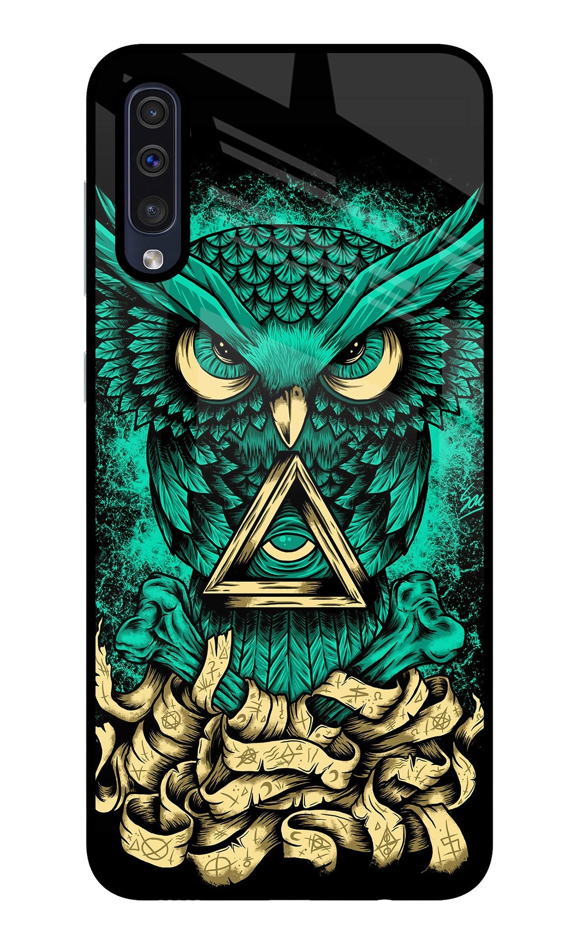 Green Owl Samsung A50/A50s/A30s Back Cover