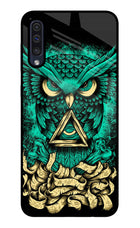Green Owl Samsung A50/A50s/A30s Glass Case