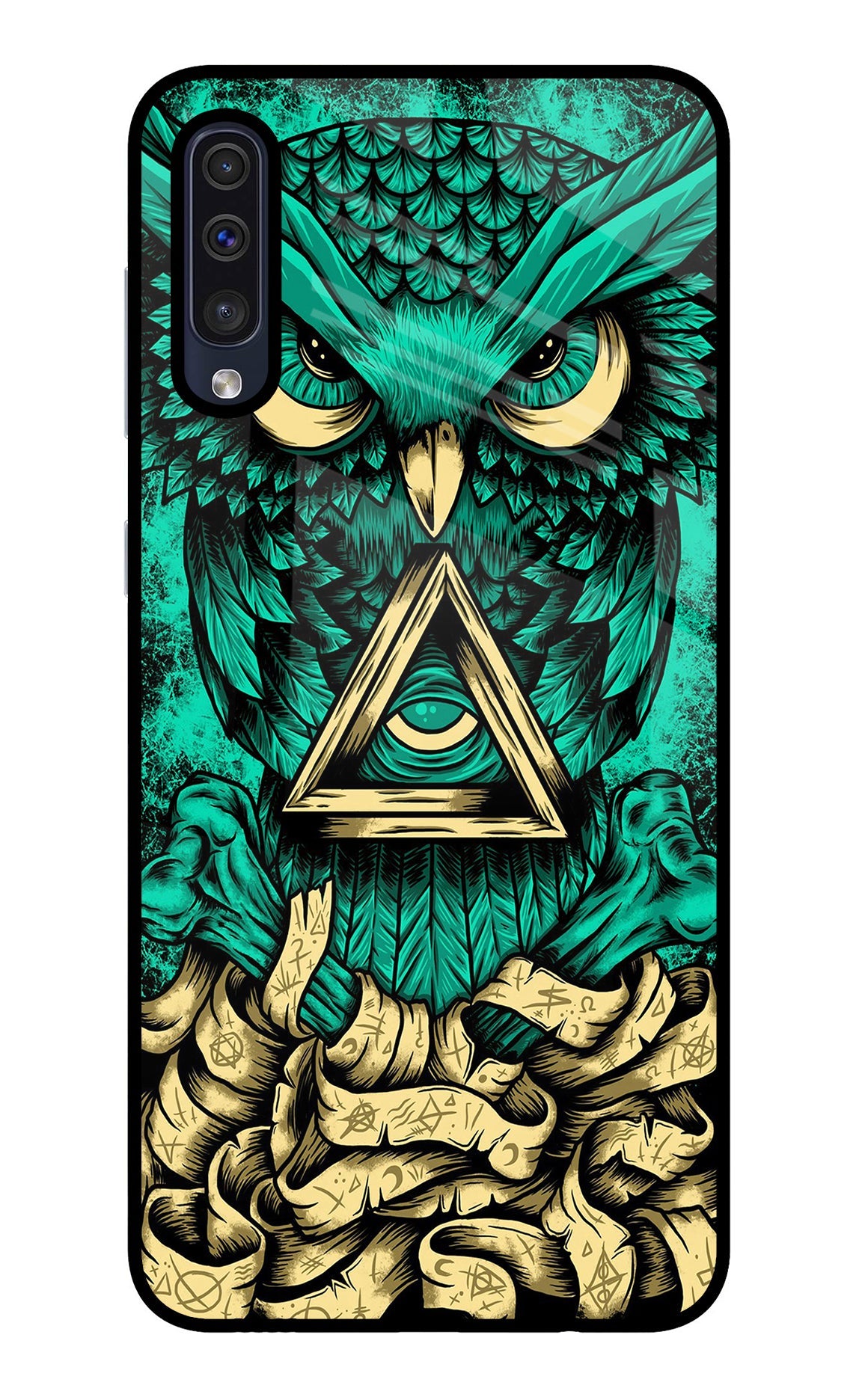 Green Owl Samsung A50/A50s/A30s Back Cover