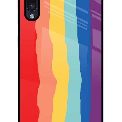 Rainbow Samsung A50/A50s/A30s Glass Case Back Cover by Casekaro
