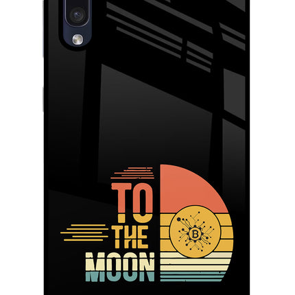To the Moon Samsung A50/A50s/A30s Glass Case Back Cover by Casekaro