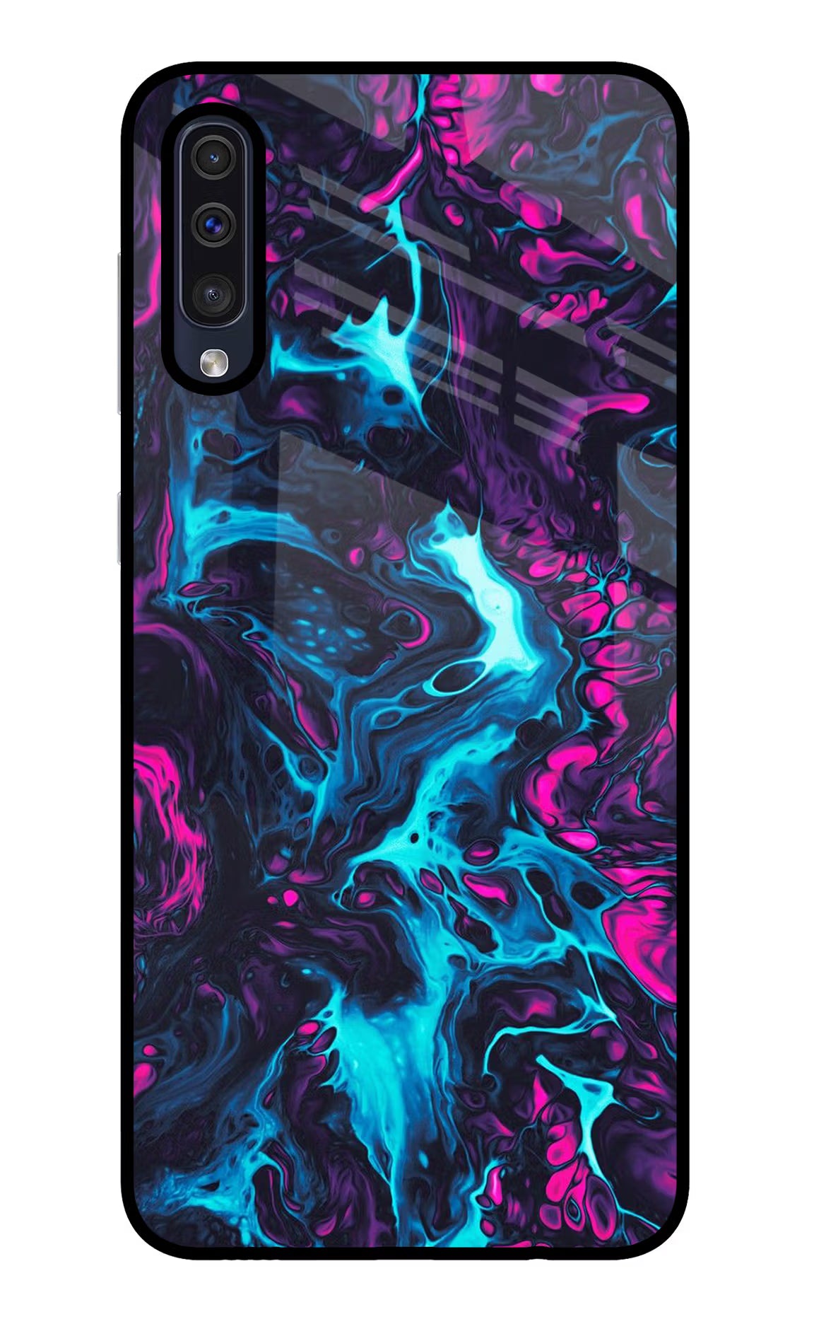 Abstract Samsung A50/A50s/A30s Glass Case Back Cover by Casekaro