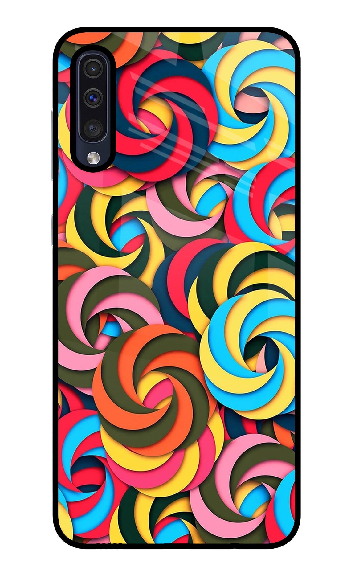 Spiral Pattern Samsung A50/A50s/A30s Back Cover