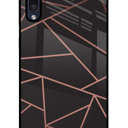 Geometric Pattern Samsung A50/A50s/A30s Glass Case Back Cover by Casekaro
