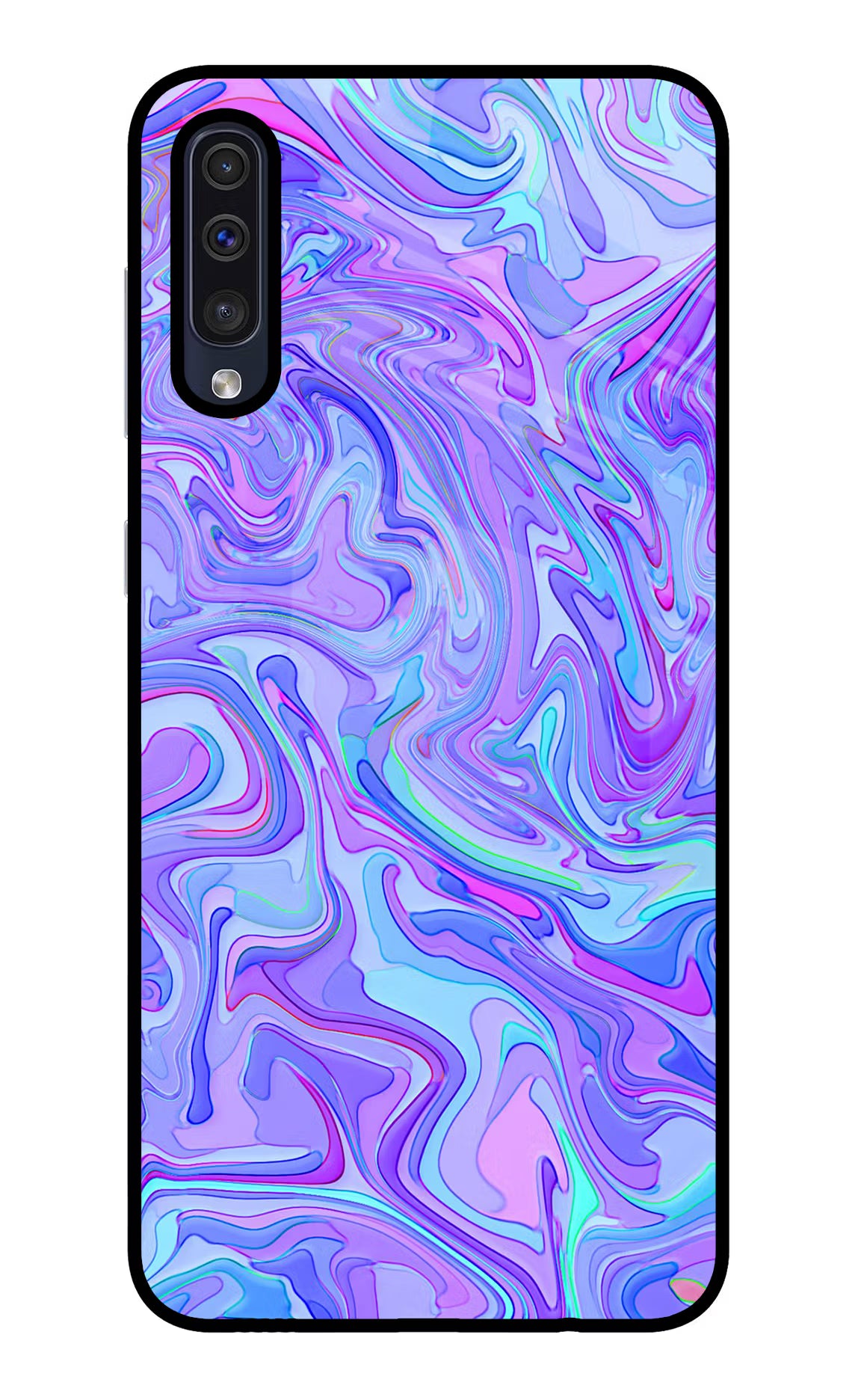 Glitter Samsung A50/A50s/A30s Glass Case Back Cover by Casekaro
