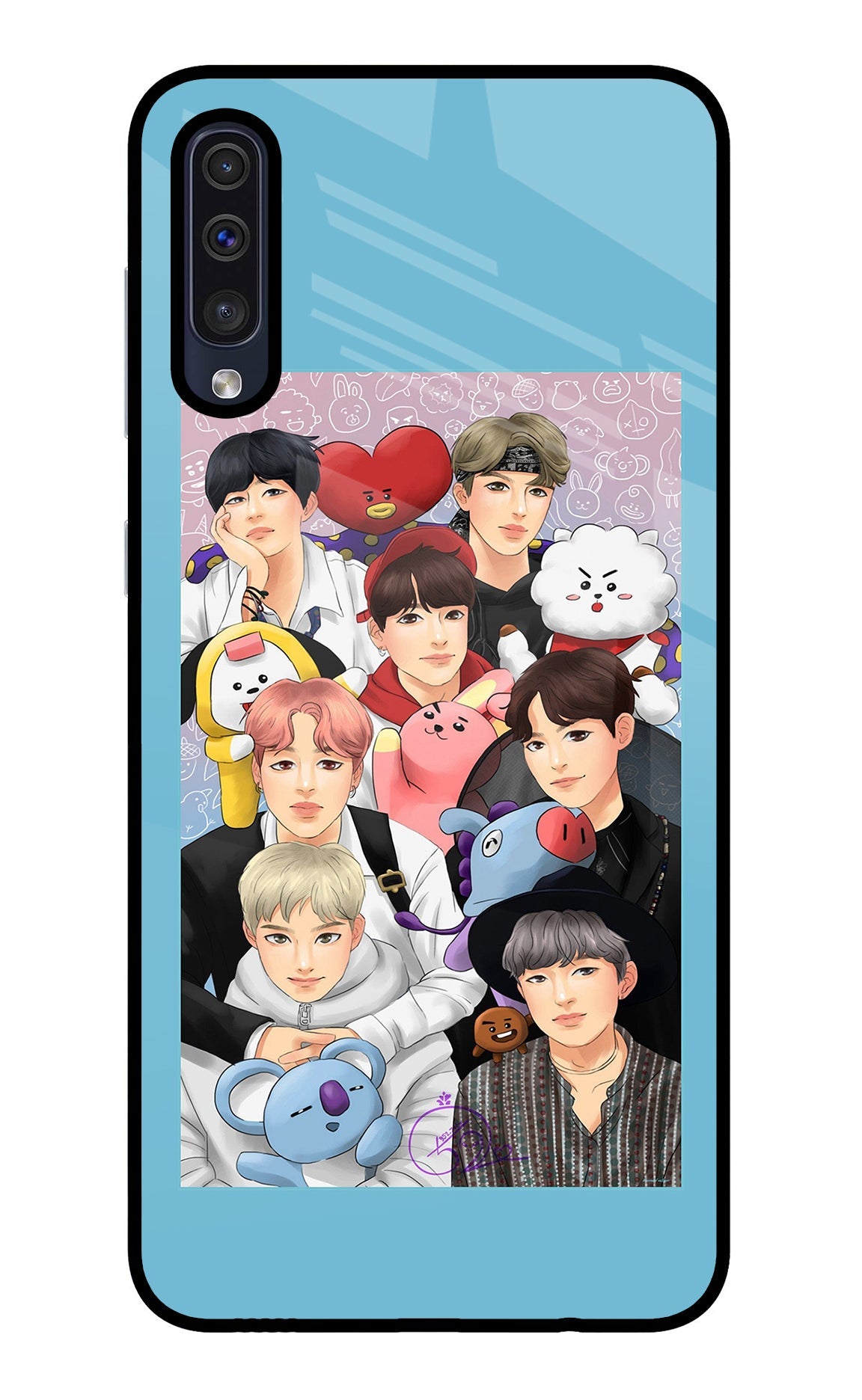 BTS with animals Samsung A50/A50s/A30s Back Cover