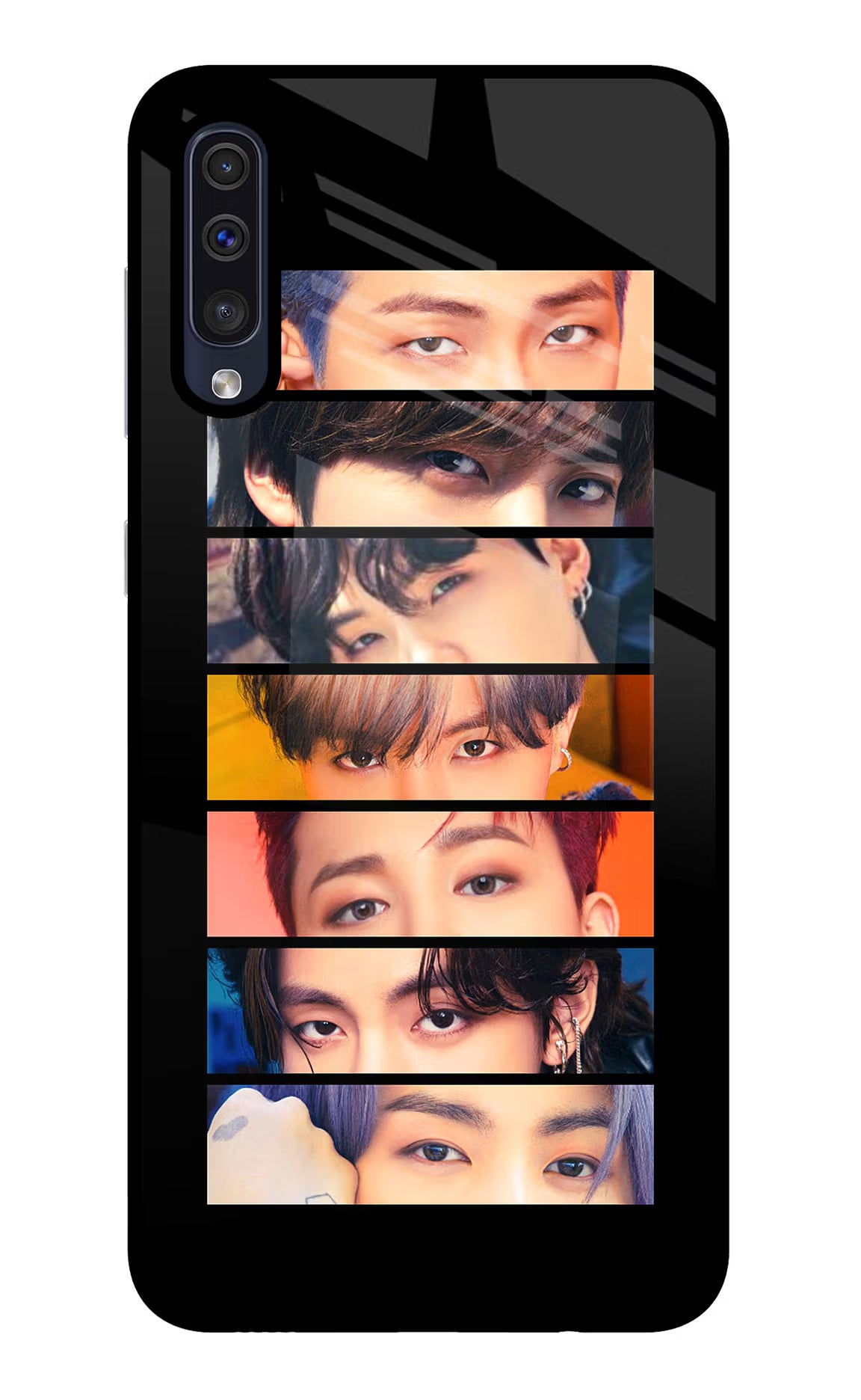 BTS Eyes Samsung A50/A50s/A30s Glass Case Back Cover by Casekaro