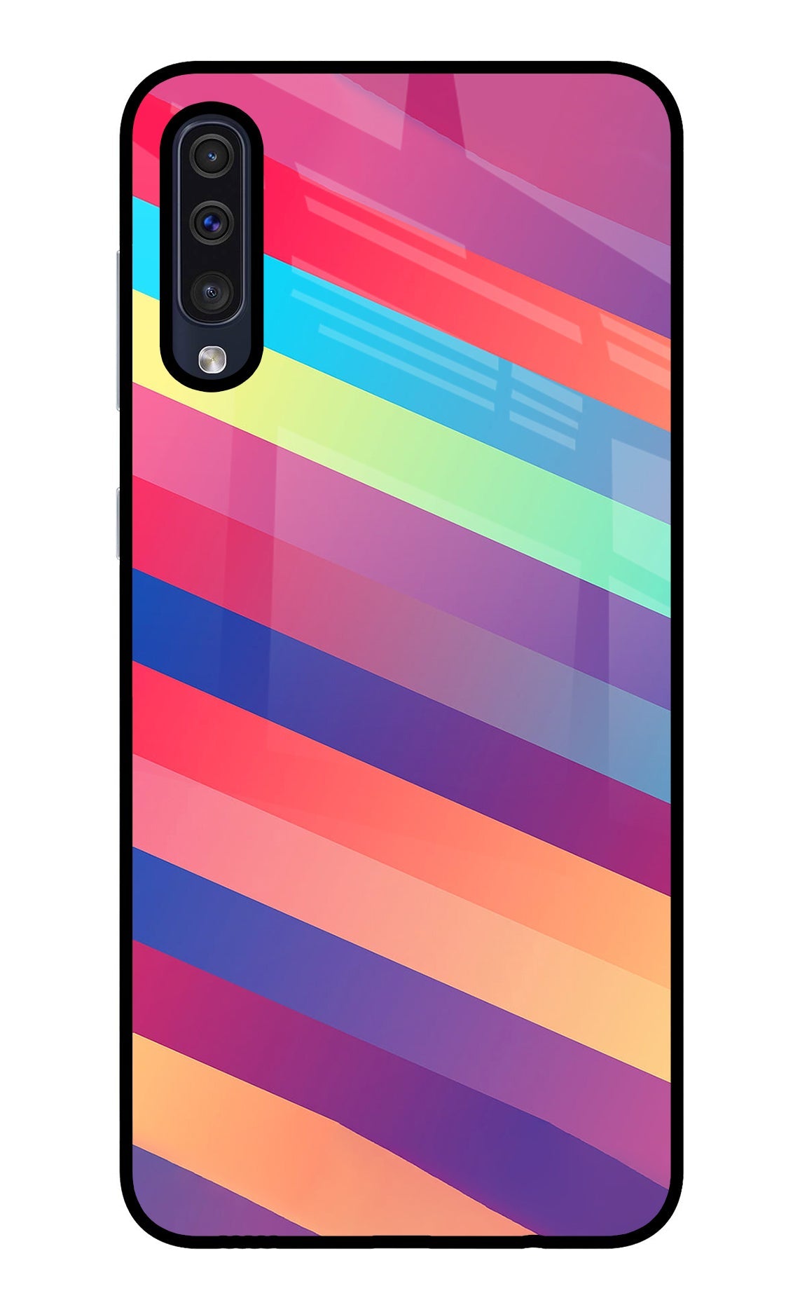 Stripes color Samsung A50/A50s/A30s Back Cover