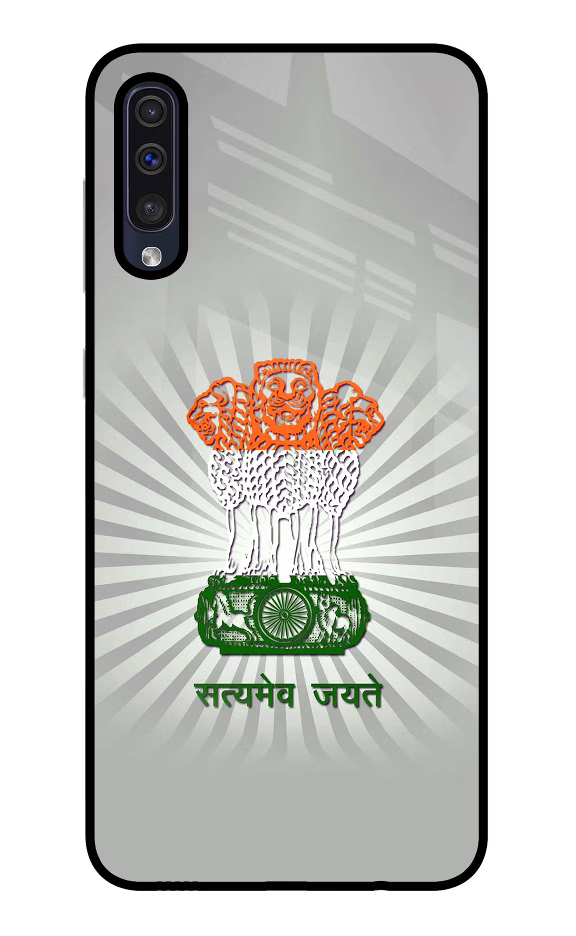 Satyamev Jayate Art Samsung A50/A50s/A30s Glass Case Back Cover by Casekaro