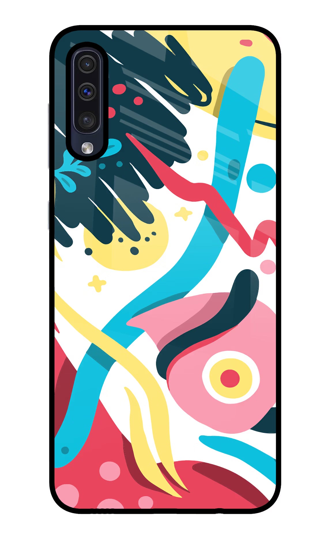 Trippy Samsung A50/A50s/A30s Glass Case Back Cover by Casekaro