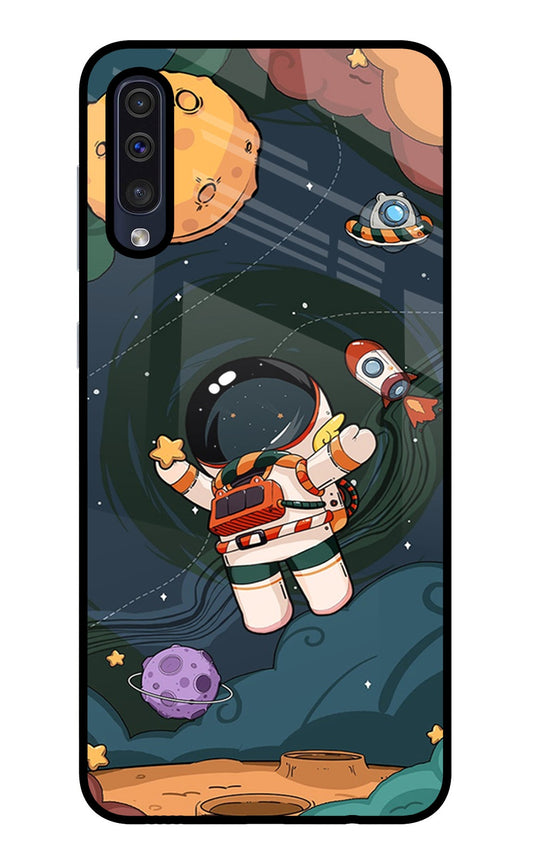 Cartoon Astronaut Samsung A50/A50s/A30s Glass Case