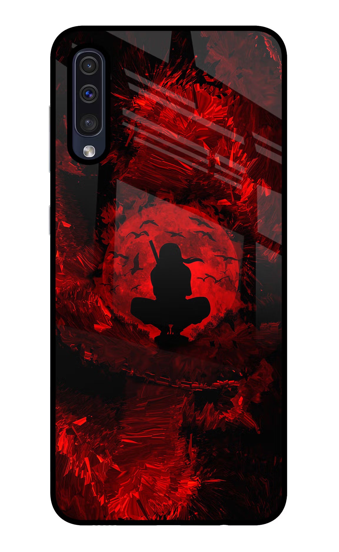 Itachi Uchiha Samsung A50/A50s/A30s Glass Case Back Cover by Casekaro