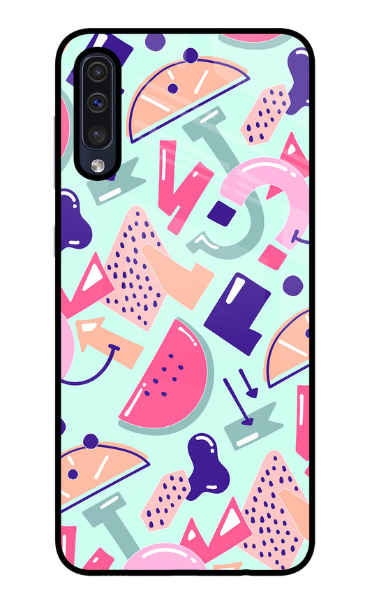 Doodle Pattern Samsung A50/A50s/A30s Glass Case