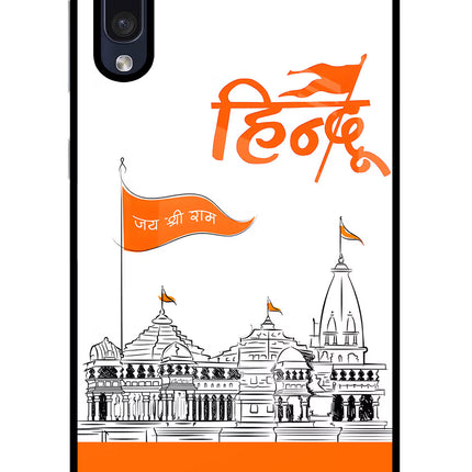 Jai Shree Ram Hindu Samsung A50/A50s/A30s Glass Case Back Cover by Casekaro