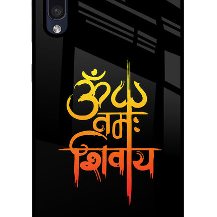 Om Namah Shivay Samsung A50/A50s/A30s Glass Case Back Cover by Casekaro