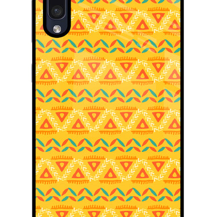 Tribal Pattern Samsung A50/A50s/A30s Glass Case Back Cover by Casekaro