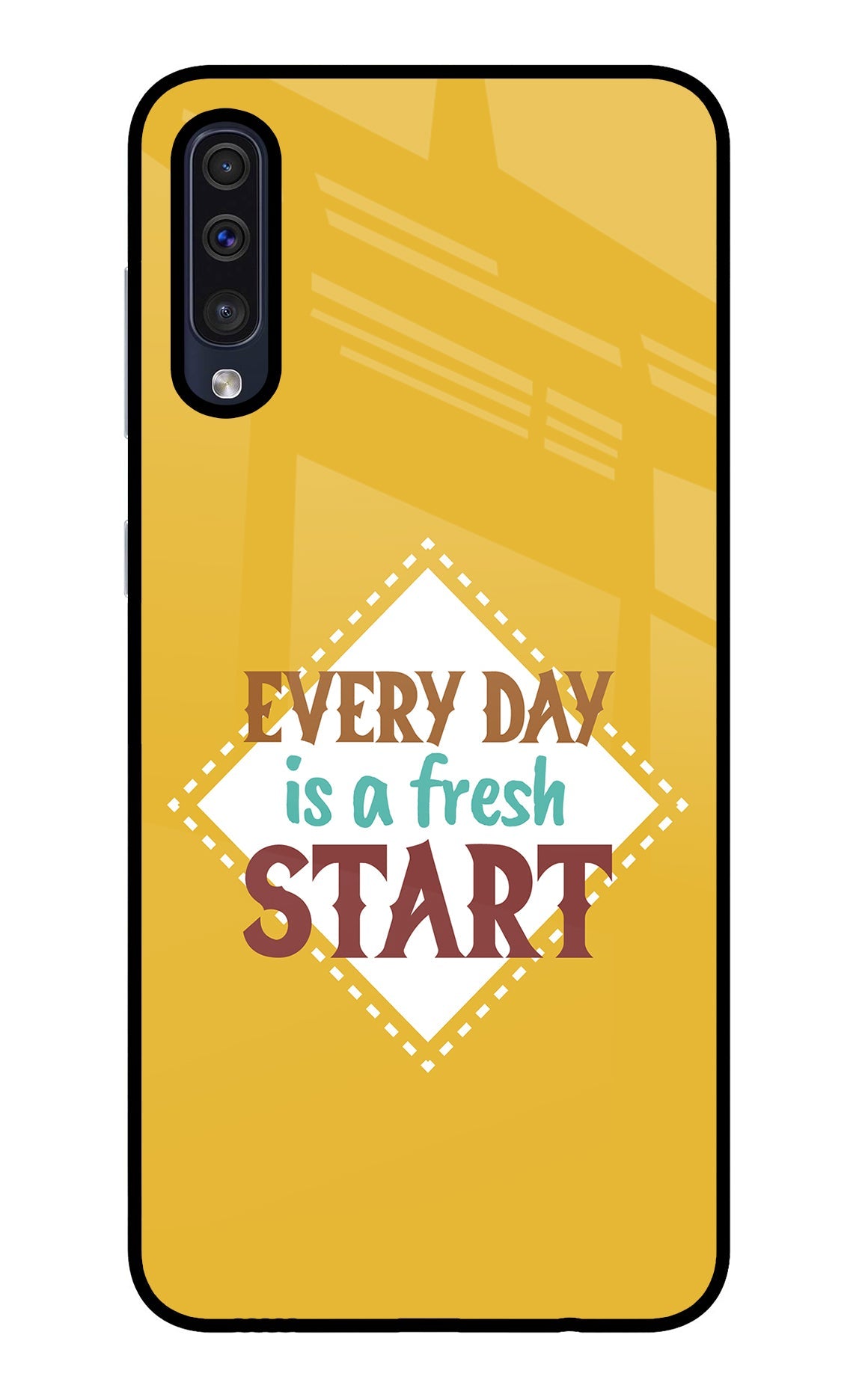 Every day is a Fresh Start Samsung A50/A50s/A30s Glass Case