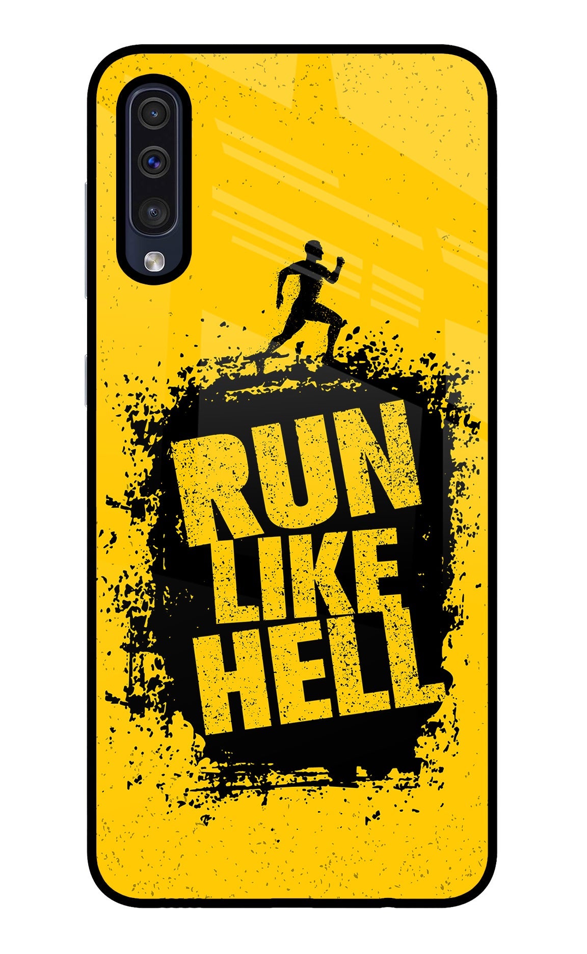 Run Like Hell Samsung A50/A50s/A30s Glass Case
