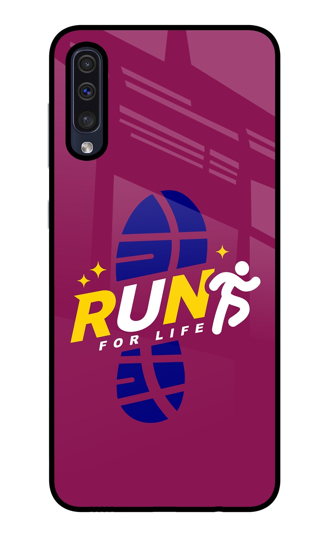 Run for Life Samsung A50/A50s/A30s Back Cover