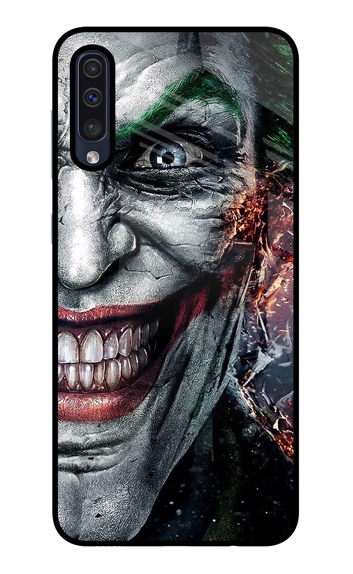 Joker Cam Samsung A50/A50s/A30s Glass Case Back Cover by Casekaro