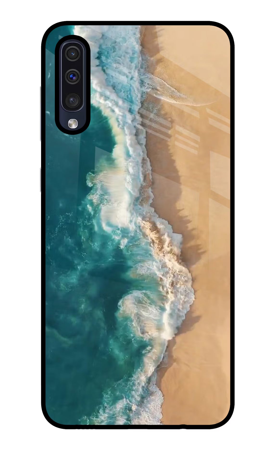 Ocean Beach Samsung A50/A50s/A30s Glass Case Back Cover by Casekaro