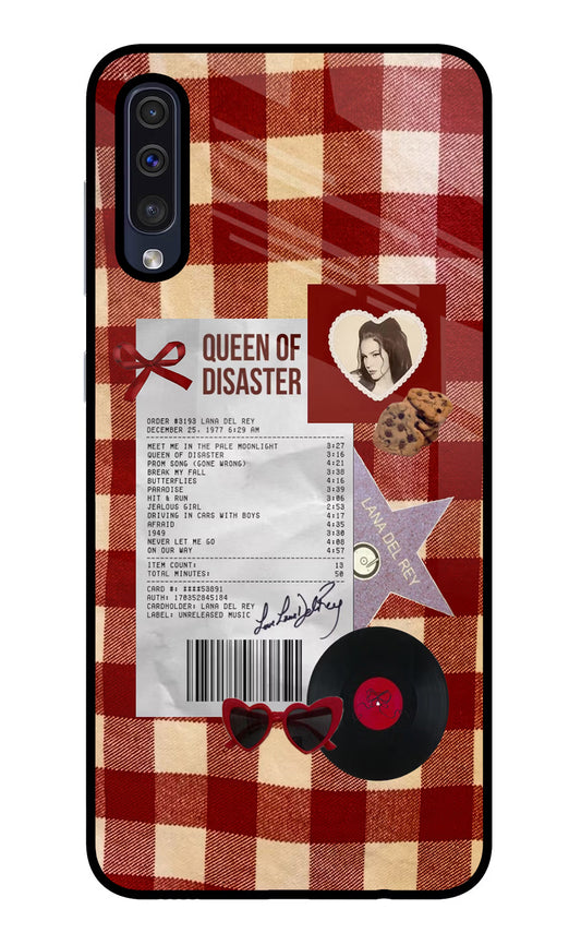 Queen of Disaster Samsung A50/A50s/A30s Glass Case