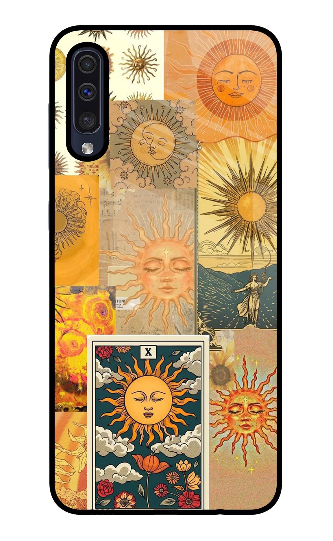 Sun Samsung A50/A50s/A30s Glass Case Back Cover by Casekaro