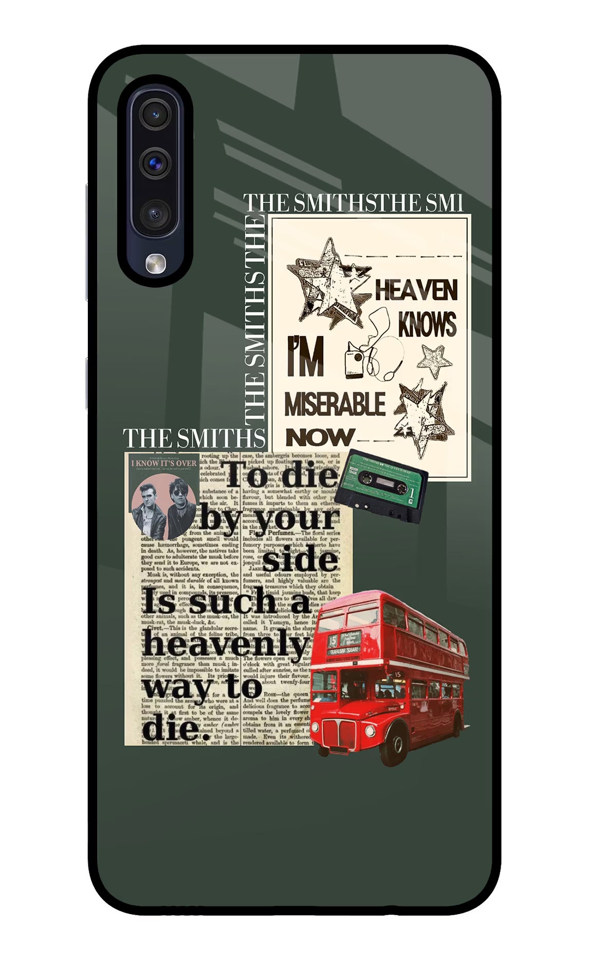 The Smiths Samsung A50/A50s/A30s Glass Case Back Cover by Casekaro