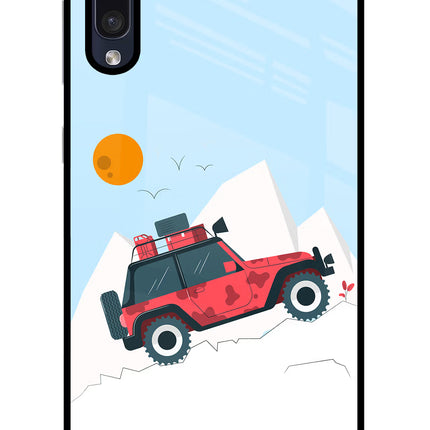 Mountain Trail Beast Samsung A50/A50s/A30s Glass Case Back Cover by Casekaro