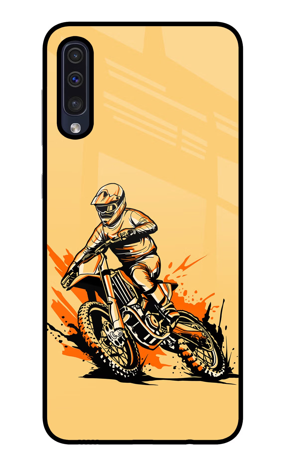 Off-Road Fury Samsung A50/A50s/A30s Glass Case Back Cover by Casekaro