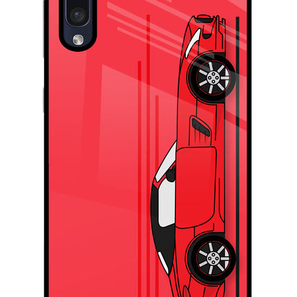 Red Velocity Samsung A50/A50s/A30s Glass Case