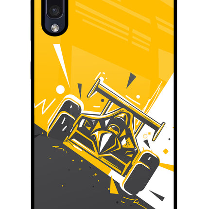 Track King Samsung A50/A50s/A30s Glass Case Back Cover by Casekaro