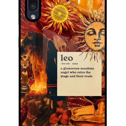 Leo Zodiac Samsung A50/A50s/A30s Glass Case Back Cover by Casekaro