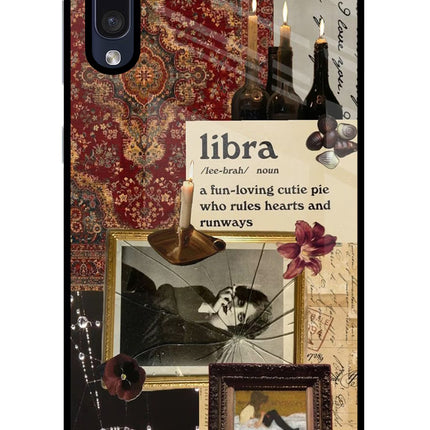 Libra Zodiac Samsung A50/A50s/A30s Glass Case Back Cover by Casekaro