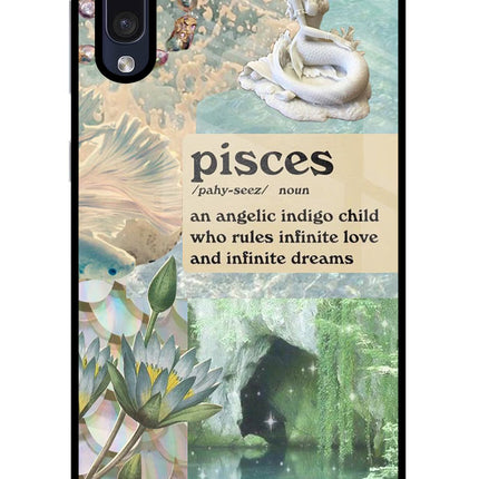 Pisces Zodiac Samsung A50/A50s/A30s Glass Case Back Cover by Casekaro