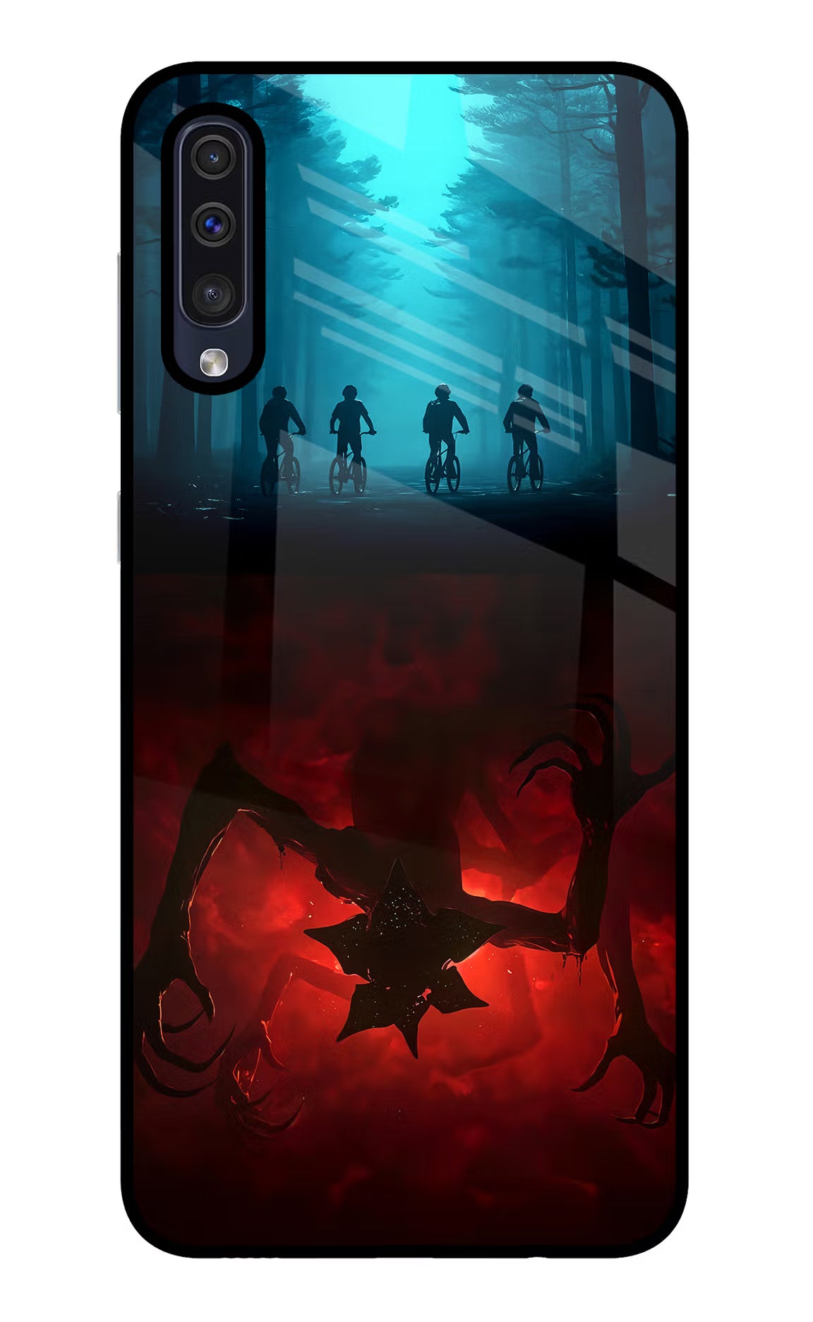 Ordinary Things Downside Up Samsung A50/A50s/A30s Glass Case Back Cover by Casekaro