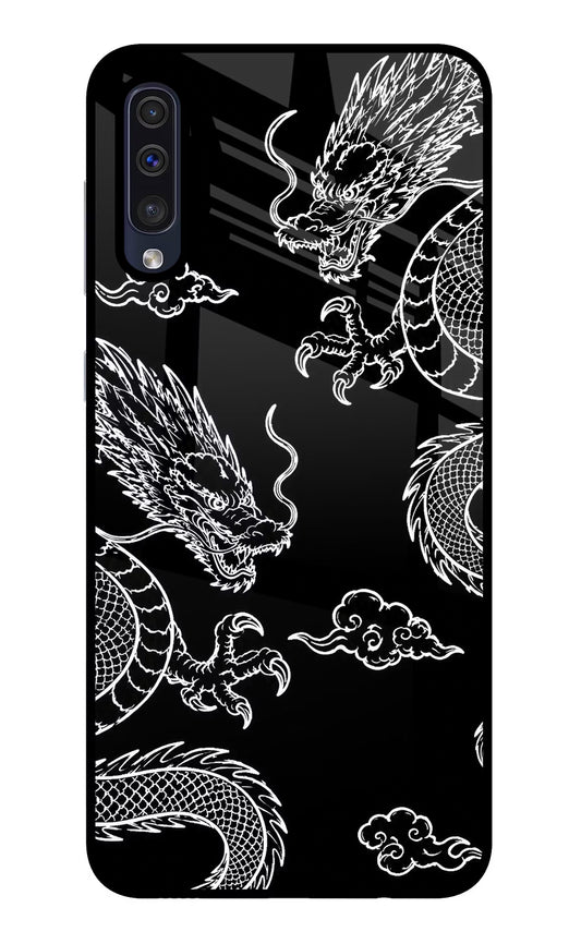 Twin Dragons Samsung A50/A50s/A30s Glass Case