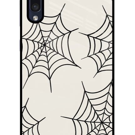 Spider Web Samsung A50/A50s/A30s Glass Case Back Cover by Casekaro