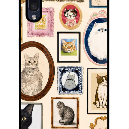 Mirror Cats Samsung A50/A50s/A30s Glass Case Back Cover by Casekaro