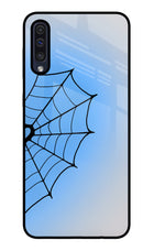 Blue Web Samsung A50/A50s/A30s Glass Case
