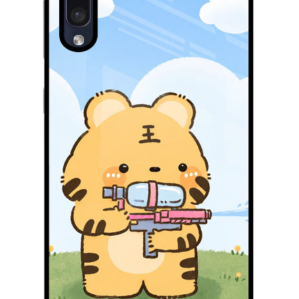 Tiger Treat Samsung A50/A50s/A30s Glass Case Back Cover by Casekaro