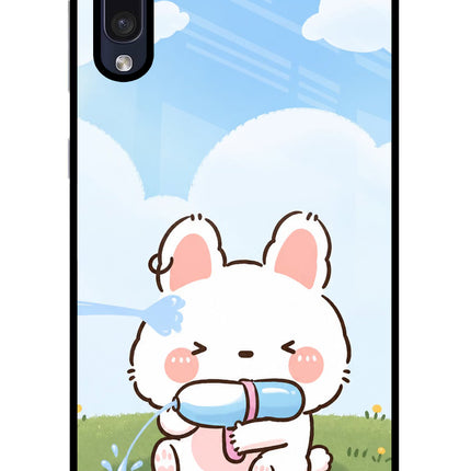 Bunny Treat Samsung A50/A50s/A30s Glass Case Back Cover by Casekaro