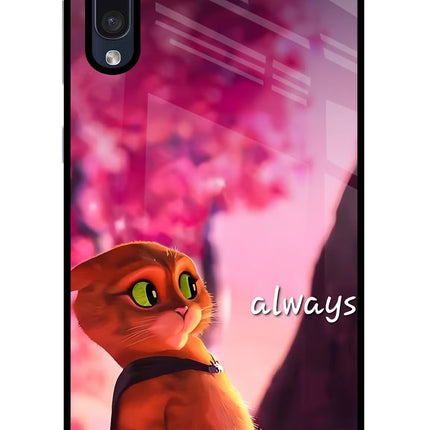 Always Cat Samsung A50/A50s/A30s Glass Case Back Cover by Casekaro