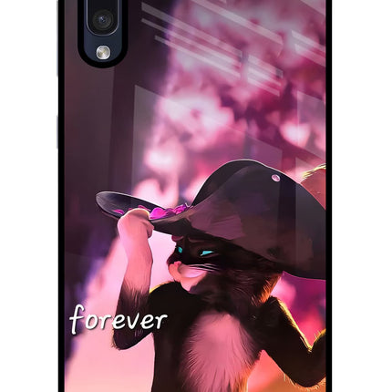 Forever Cat Samsung A50/A50s/A30s Glass Case Back Cover by Casekaro