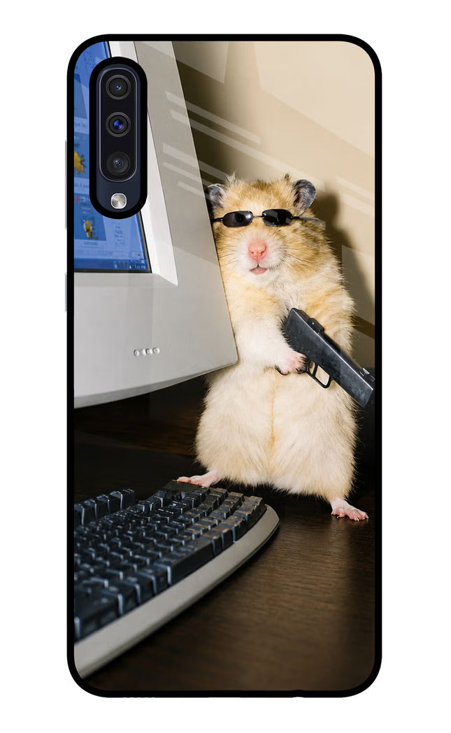 Hacker Hamster Samsung A50/A50s/A30s Glass Case